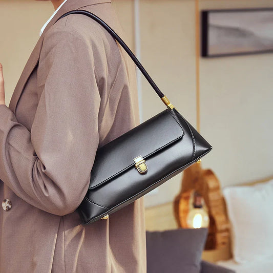 Elevate Your Style: The Leather Baguette Bag