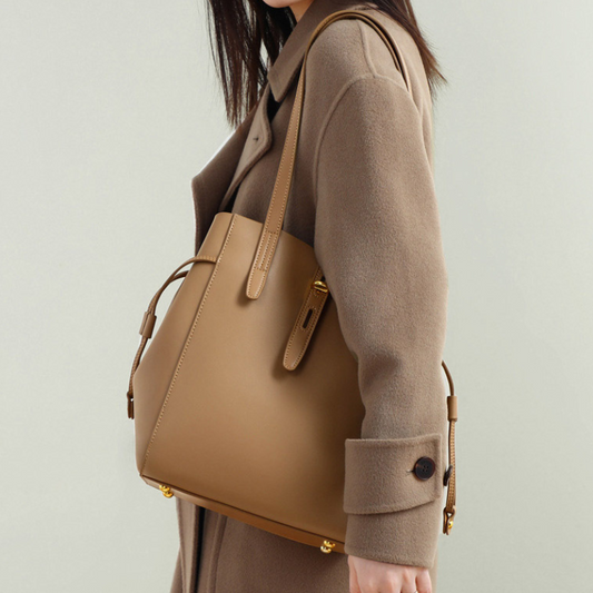 Brown Tote Bag for Work and Weekend