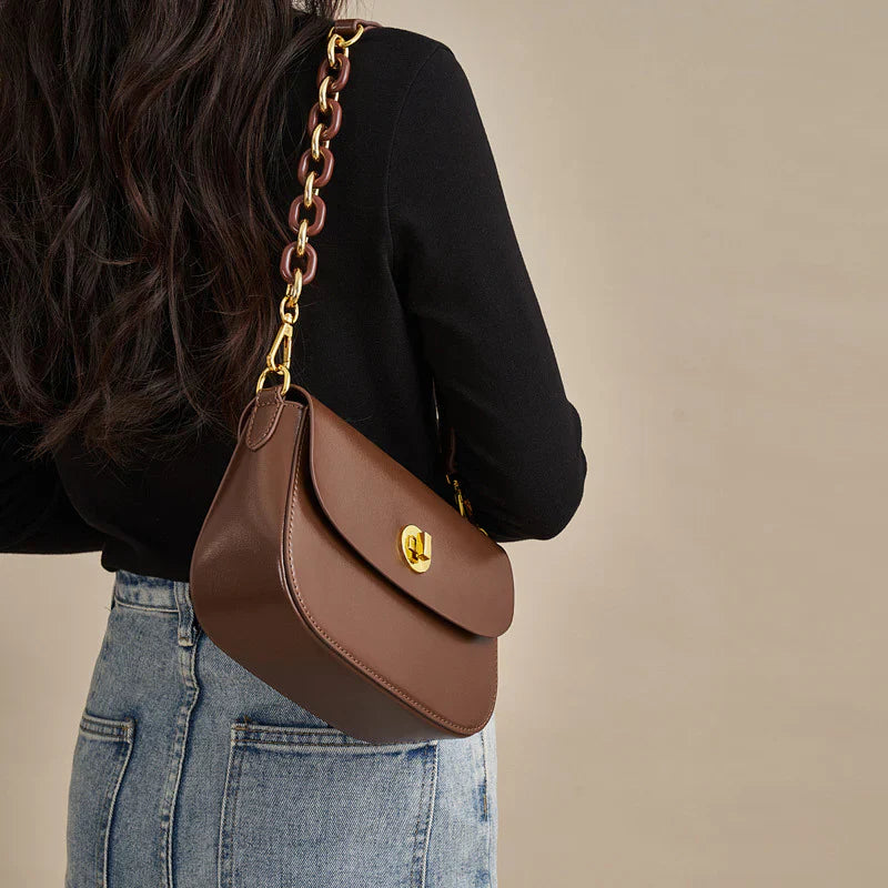 leather shoulder bag