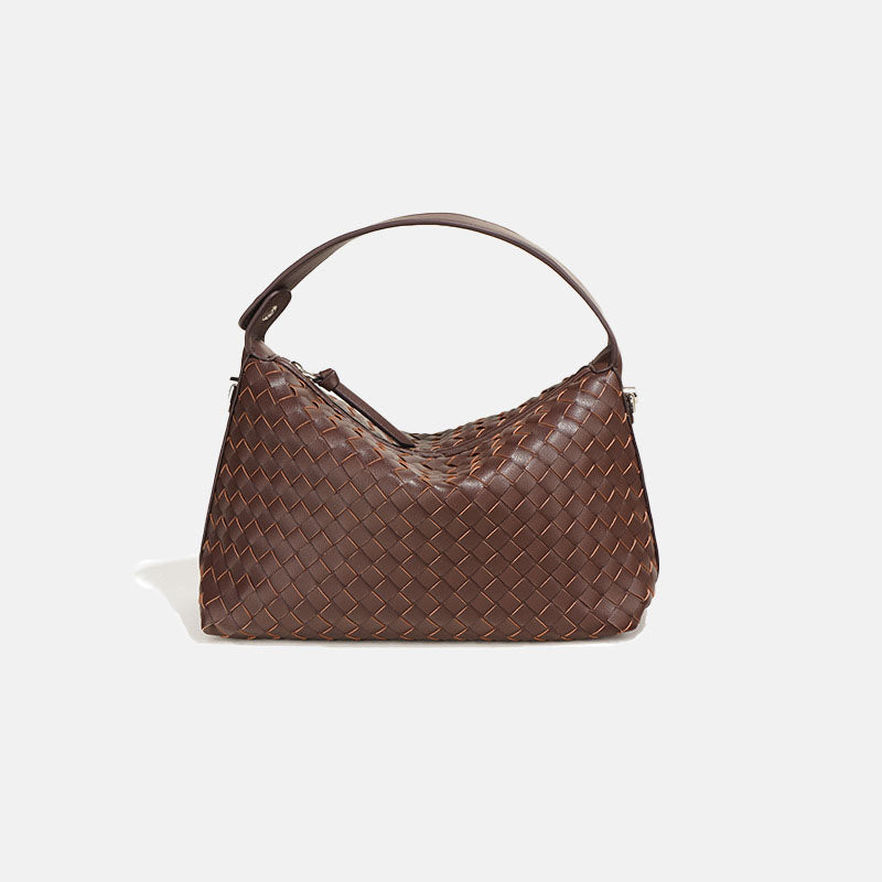Genuine Leather Woven Bag – Premium Woven Leather Purses for Women
