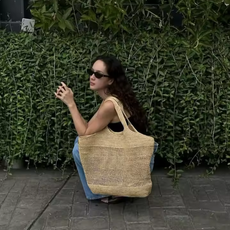 Luxury Summer Bags - Straw Bag Tote