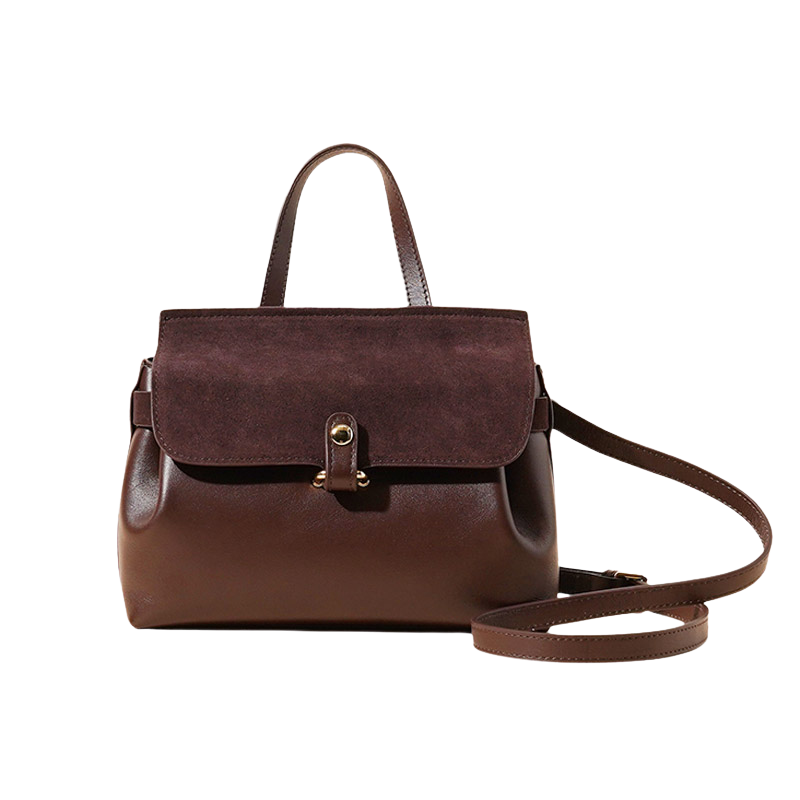 Women's Luxury Leather Cross Body Handbags | Brown Leather Handbag