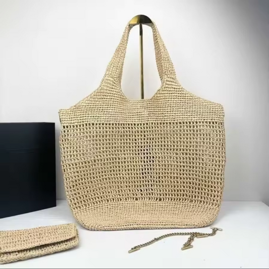 Luxury Summer Bags - Straw Bag Tote