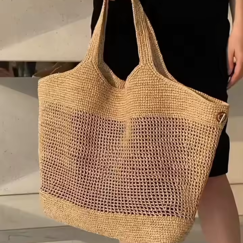 Luxury Summer Bags - Straw Bag Tote