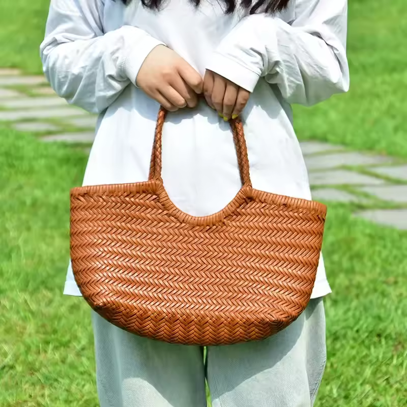 Genuine Leather Tote Bag For Women