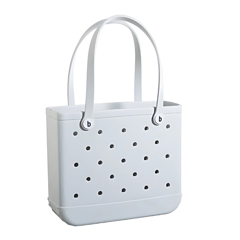 Crocs Beach Tote Bag in white color