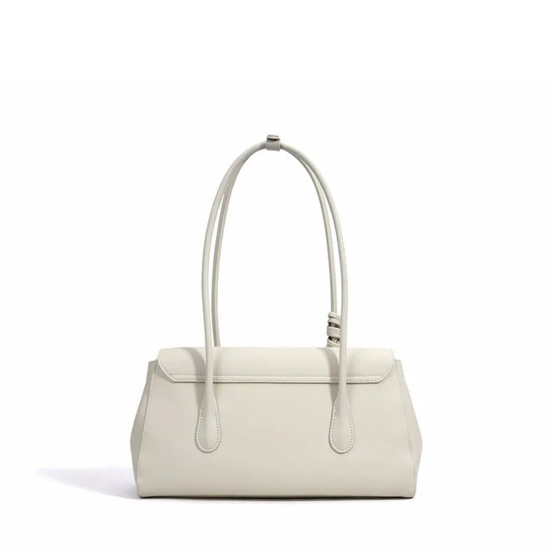 leather shoulder tote bag base structure durable design