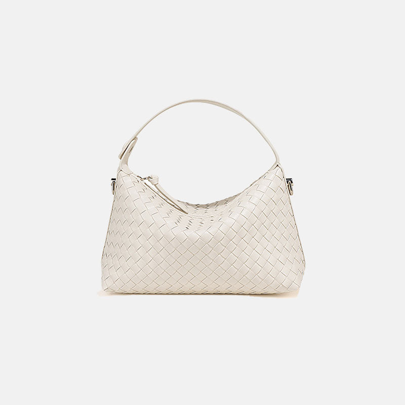 Leather Woven Crossbody Bag - Woven Leather Shoulder Bag