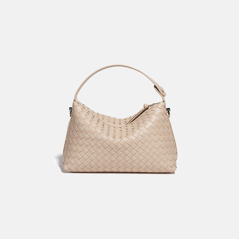 Leather Woven Crossbody Bag - Woven Leather Shoulder Bag